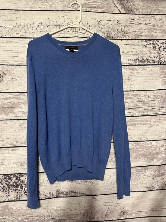 Banana Republic Sweaters - Banana Republic Luxury Blend Silk Cashmere Blue V-Neck Sweater Small